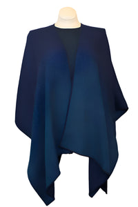 Reversable Baby Alpaca Ruana / Shawl