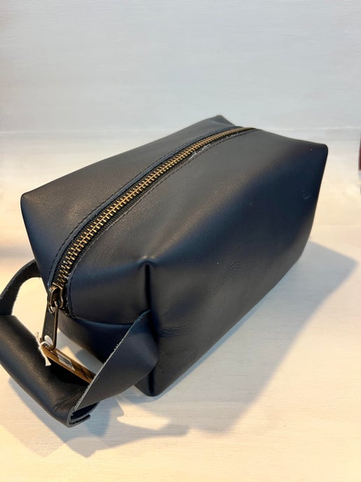 Handmade Leather Toiletry Bag