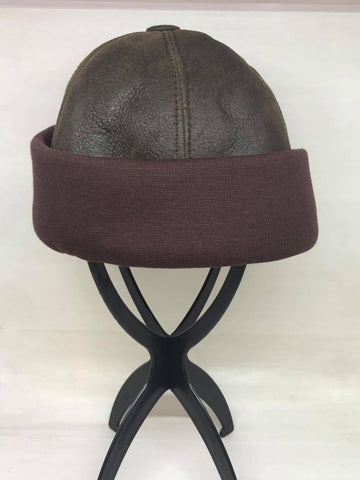 Leather Beanie