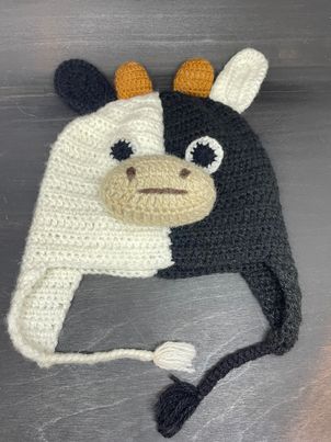 Cow Chullo Hat