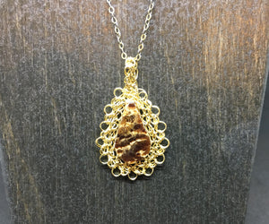 Leopard Necklace and Earring Set