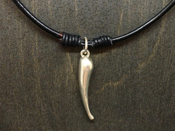 Sterling Silver Unisex Pendant Necklace