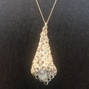 Sterling Silver Calla Lily Pendant Necklace