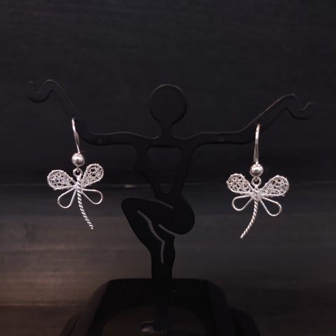 Dragonfly Sterling Silver Earrings